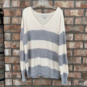 Knox Rose Striped Sweater, Size M